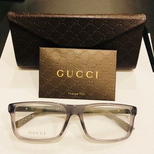 Gucci Transparent Grey Eyeglasses!